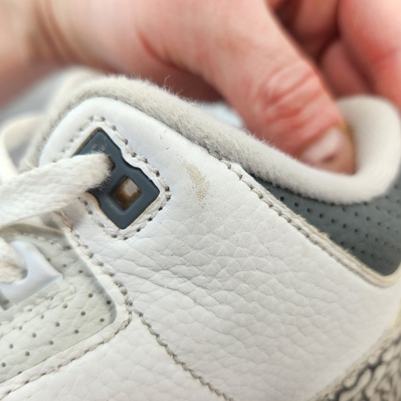 Nike Air Jordan 3 Retro GS Shoes Kids 6Y White Cement Hide N Sneak DX6665 100 - Picture 10 of 12